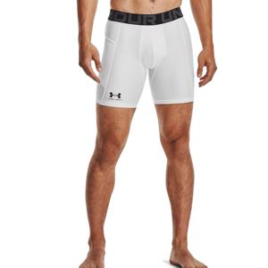 Under Armour HeatGear Slidingbroekje Wit Zwart