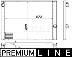 Radiateur BEHR HELLA SERVICE *** PREMIUM LINE *** MAHLE, u.a. für BMW