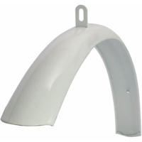 voorspatbord 28 inch staal wit