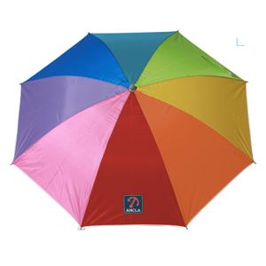 Atosa Design parasol - Multi kleuren - D199 x H200 cm - zomer/strand - 8 vlakken