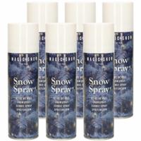 Sneeuwspray - 6x stuks - bus 300 ml - spuitsneeuw - kunstsneeuw - nepsneeuw - thumbnail