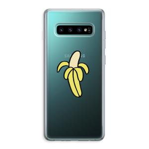 Banana: Samsung Galaxy S10 Plus Transparant Hoesje