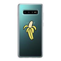 Banana: Samsung Galaxy S10 Plus Transparant Hoesje - thumbnail