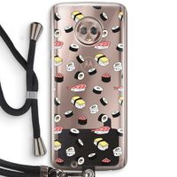 Sushi time: Motorola Moto G6 Transparant Hoesje met koord