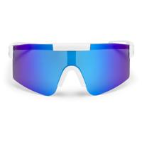 CHPO bril luca white/blue mirror