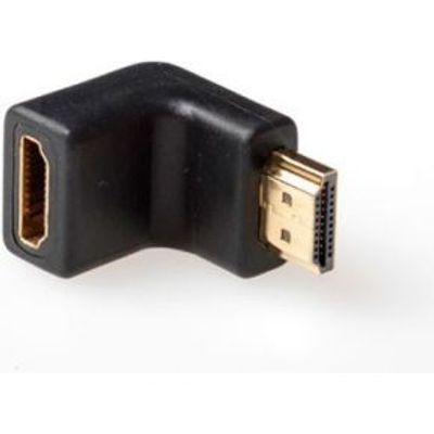 ACT HDMI adapter haaks naar beneden, male - female