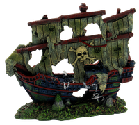Superfish Scheepswrak M - Realistisch Piratenschip Decoratie voor Aquariums 120x8cm