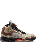 Jordan x Supreme baskets Air Jordan 5 Retro camo - Tons neutres - thumbnail