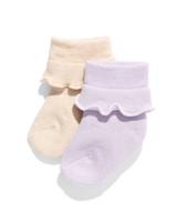 HEMA Babysokken Terry Ruffle - 2 Paar Lila (lila)