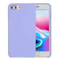 iPhone 7 Plus & 8 Plus Effen gekleurd Siliconen back cover Hoesje (paars)