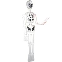 Opblaasbaar skelet/geraamte Halloween decoratie 180 cm   - - thumbnail