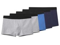 esmara Set van 5 kinder boxers (Donkerblauw/blauw/grijs, 146/152)