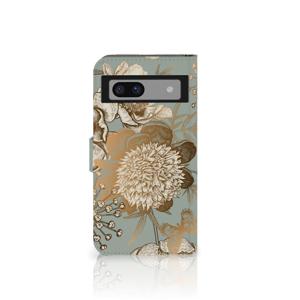 Hoesje voor Google Pixel 8A Vintage Bird Flowers