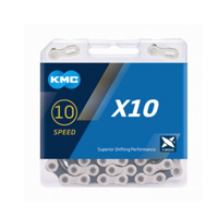 KMC X10 - silver/black (144 links)