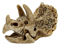 Superfish Skull Triceratops S - Duurzame Aquarium Decoratie en Schuilplaats, Geschikt voor Zoet- en Zoutwater - thumbnail