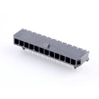 Molex 436501201 Male header, inbouw (standaard) Totaal aantal polen: 12 Rastermaat: 3.00 mm Inhoud: 1 stuk(s) Tray