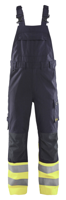 Blåkläder Bretelbroek Multinorm Inherent Klasse 1 28881512 | Marine/High-Vis Geel | Maat 54 - 7330509809297