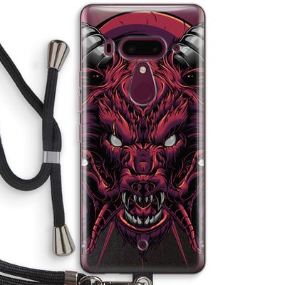 Hell Hound and Serpents: HTC U12+ Transparant Hoesje met koord