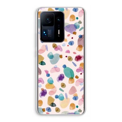 Terrazzo Memphis Pink: Xiaomi Mi Mix 4 Transparant Hoesje