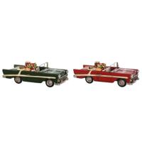 Kerstversiering Home ESPRIT Rood Groen 37 x 15,5 x 12 cm (2 Stuks)
