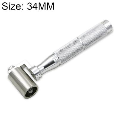 Huishoudelijke Wall papier RVS wiel Tool naad plat Roller met Bearing maat: 34X24mm
