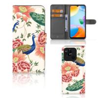 Telefoonhoesje | Met pasjeshouder | voor Xiaomi Redmi 10C Pink Peacock Telefoonhoesje | Met pasjeshouder | voor Xiaomi Redmi 10C Pink Peacock