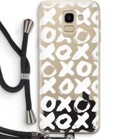 XOXO: Samsung Galaxy J6 (2018) Transparant Hoesje met koord