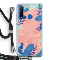 Tropisch: Huawei P20 Lite (2019) Transparant Hoesje met koord