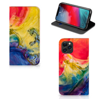 Bookcase Apple iPhone 11 Pro Watercolor Dark