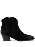 Ash bottines en cuir 55 mm - Noir