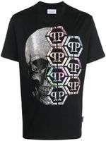 Philipp Plein t-shirt à logo imprimé - Noir - thumbnail