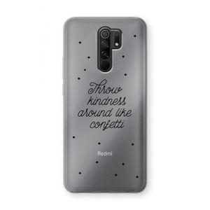 Confetti: Xiaomi Redmi 9 Transparant Hoesje