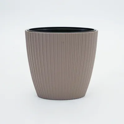 Vita bloempot Mika ovaal 60 taupe