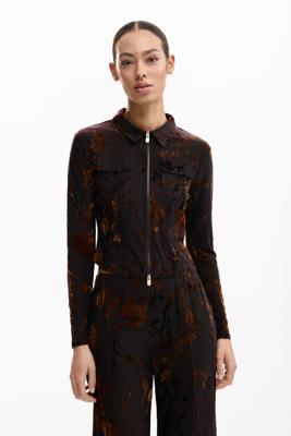 ORIËNTAAL RITS T-SHIRT - BROWN - L ORIËNTAAL RITS T-SHIRT - BROWN - L