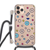 8-bit N°9: iPhone 11 Pro Transparant Hoesje met koord