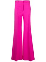 Valentino Garavani pantalon de tailleur à coupe évasée - Rose