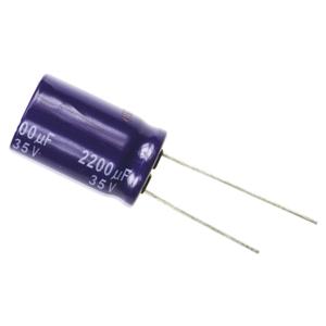 Panasonic Elektrolytische condensator Radiaal bedraad 7.5 mm 2200 µF 35 V 20 % (Ø) 16 mm 1 stuk(s)