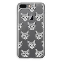Kitten: iPhone 8 Plus Transparant Hoesje
