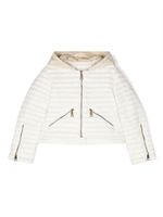 Moncler Enfant veste matelassée à fermeture zippée - Blanc