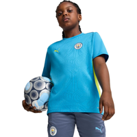 Manchester City FC Trainingsshirt Kids 2024-2025 Blauw Geel