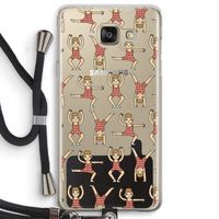 Gymboys: Samsung Galaxy A5 (2016) Transparant Hoesje met koord