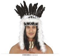 Indian Chief Hoofdtooi Pluim Veren - thumbnail