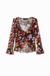 Blouse met ruches M. Christian Lacroix - MATERIAL FINISHES - XS