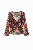 Blouse met ruches M. Christian Lacroix - MATERIAL FINISHES - M - thumbnail