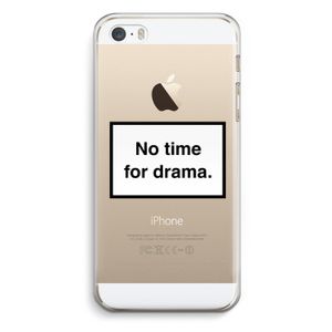 No drama: iPhone 5 / 5S / SE Transparant Hoesje