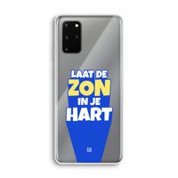 Laat de zon in je hart: Samsung Galaxy S20 Plus Transparant Hoesje
