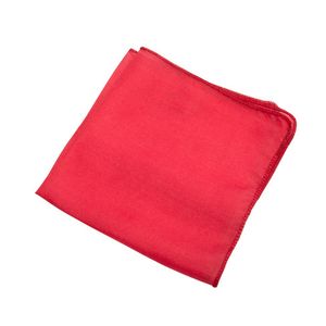 Doek van biologische zijde, rood Maat: l 87 x b 87 cm