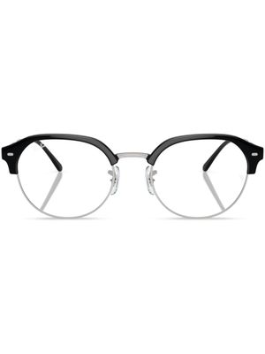 Ray-Ban lunettes de vue RB7229 à monture ronde - Noir