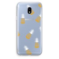 Ananasjes: Samsung Galaxy J3 (2017) Transparant Hoesje Ananasjes: Samsung Galaxy J3 (2017) Transparant Hoesje