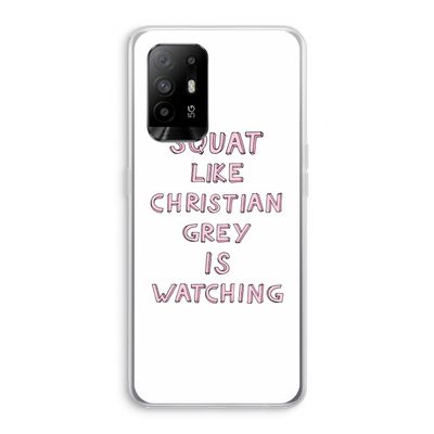Christian Grey: Oppo A95 5G Transparant Hoesje